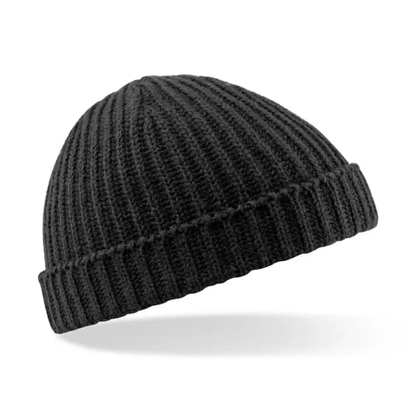 Beechfield Trawler Beanie Schwarz besticken – deinprint.ch