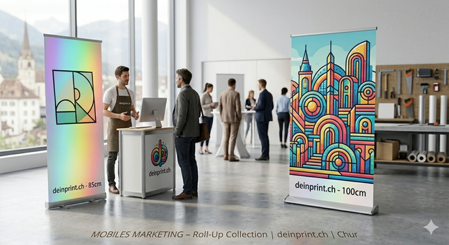 Roll-Up Banner Classic 85 x 200 cm
